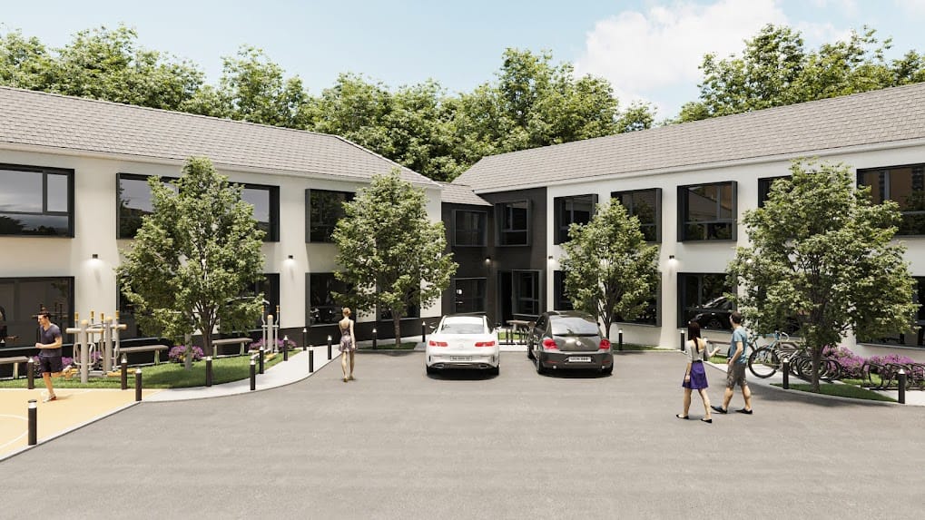 GCI Render of Student Accommodation in Cardiff