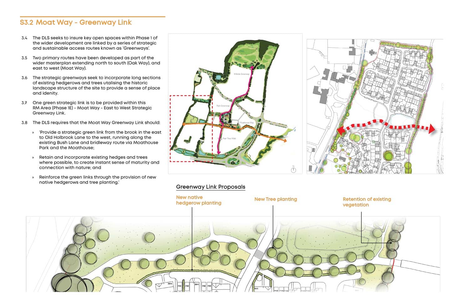Moat Way Green Infrastructure Link Plan