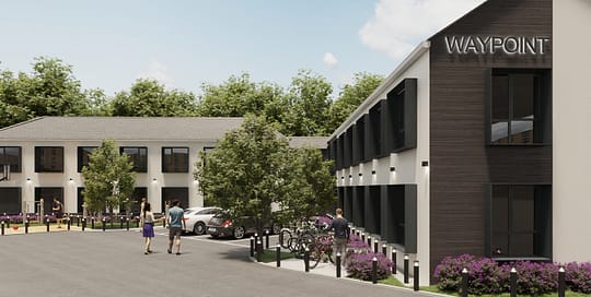 CGI Render of Student Accommodation in Cardiff