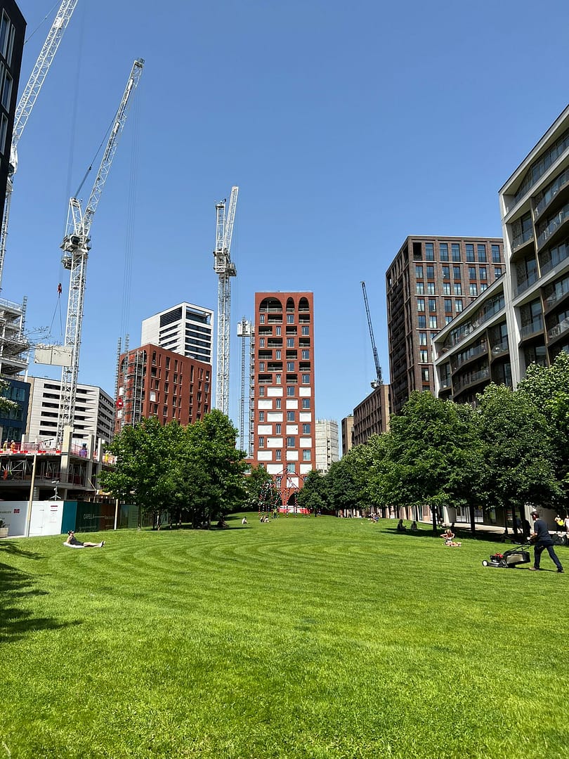 London Landscape Architecture amenity grassland with trees
